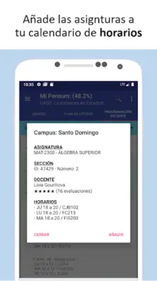 Pensum degrees and masters android App screenshot 6